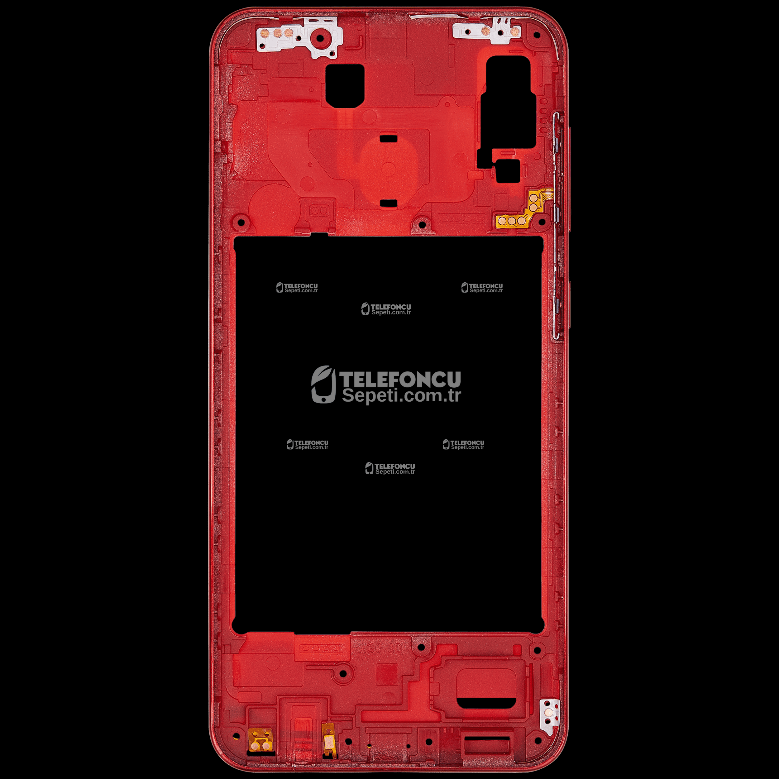 Samsung-Galaxy-A30-Orta-Ile-Uyumlu-Cerceve-Muhafazasi-A305-2019-Aftermarket-Plus-Kirmizi-3 Samsung Galaxy A30 Orta İle Uyumlu Çerçeve Muhafazası (A305 2019) (Aftermarket Plus) (Kırmızı) - Görsel 4