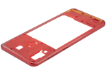 Samsung Galaxy A30 Orta İle Uyumlu Çerçeve Muhafazası (A305 2019) (Aftermarket Plus) (Kırmızı) - Görsel 5