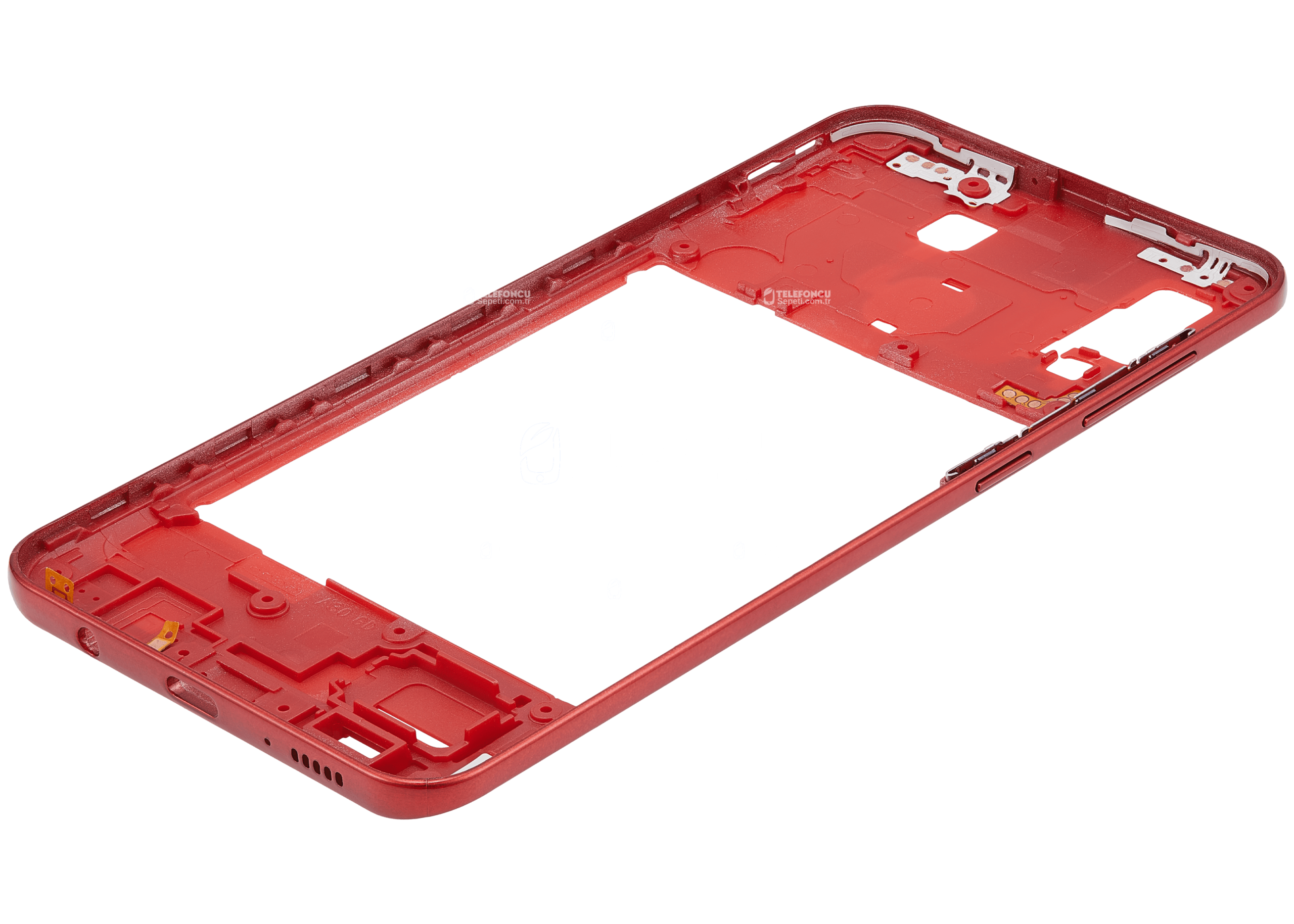 Samsung-Galaxy-A30-Orta-Ile-Uyumlu-Cerceve-Muhafazasi-A305-2019-Aftermarket-Plus-Kirmizi-5 Samsung Galaxy A30 Orta İle Uyumlu Çerçeve Muhafazası (A305 2019) (Aftermarket Plus) (Kırmızı) - Görsel 6