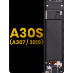 Samsung Galaxy A30 s İle Uyumlu İçin Çerçeveli ekran (A307 2019) Orijinal (Tüm Renkler)  Orijinal Ekranı