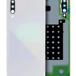 Samsung Galaxy A30s Arka İle Uyumlu Kapak Camı Kamera Lensiyle Uyumlu S (A307 2019) (Servis Paketi) (Beyaz)