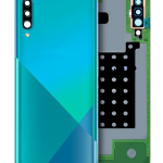 Samsung Galaxy A30s Arka İle Uyumlu Kapak Camı Kamera Lensiyle Uyumlu S (A307 2019) (Servis Paketi) (Yeşil)