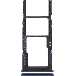Samsung Galaxy A30s İle Uyumlu Çift Sim Kart Tepsisi S (A307 2019) (Siyah)