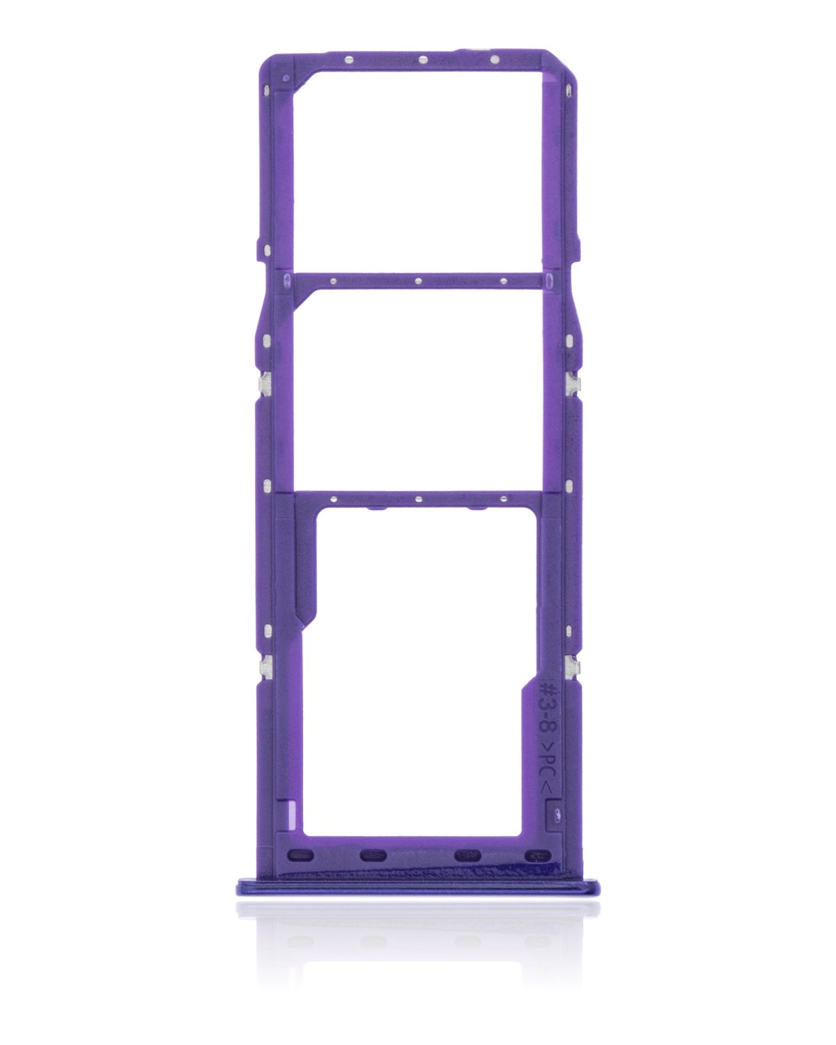 Samsung Galaxy A30s İle Uyumlu Çift Sim Kart Tepsisi S (A307 2019) (Violet) - Görsel 3