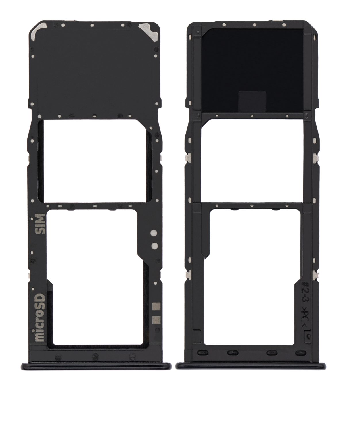 Samsung Galaxy A30s İle Uyumlu Tek Sim Kart Tepsisi S (A307 2019) (Siyah) - Görsel 2