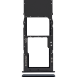 Samsung Galaxy A30s İle Uyumlu Tek Sim Kart Tepsisi S (A307 2019) (Siyah)