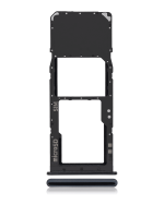 Samsung Galaxy A30s İle Uyumlu Tek Sim Kart Tepsisi S (A307 2019) (Siyah)