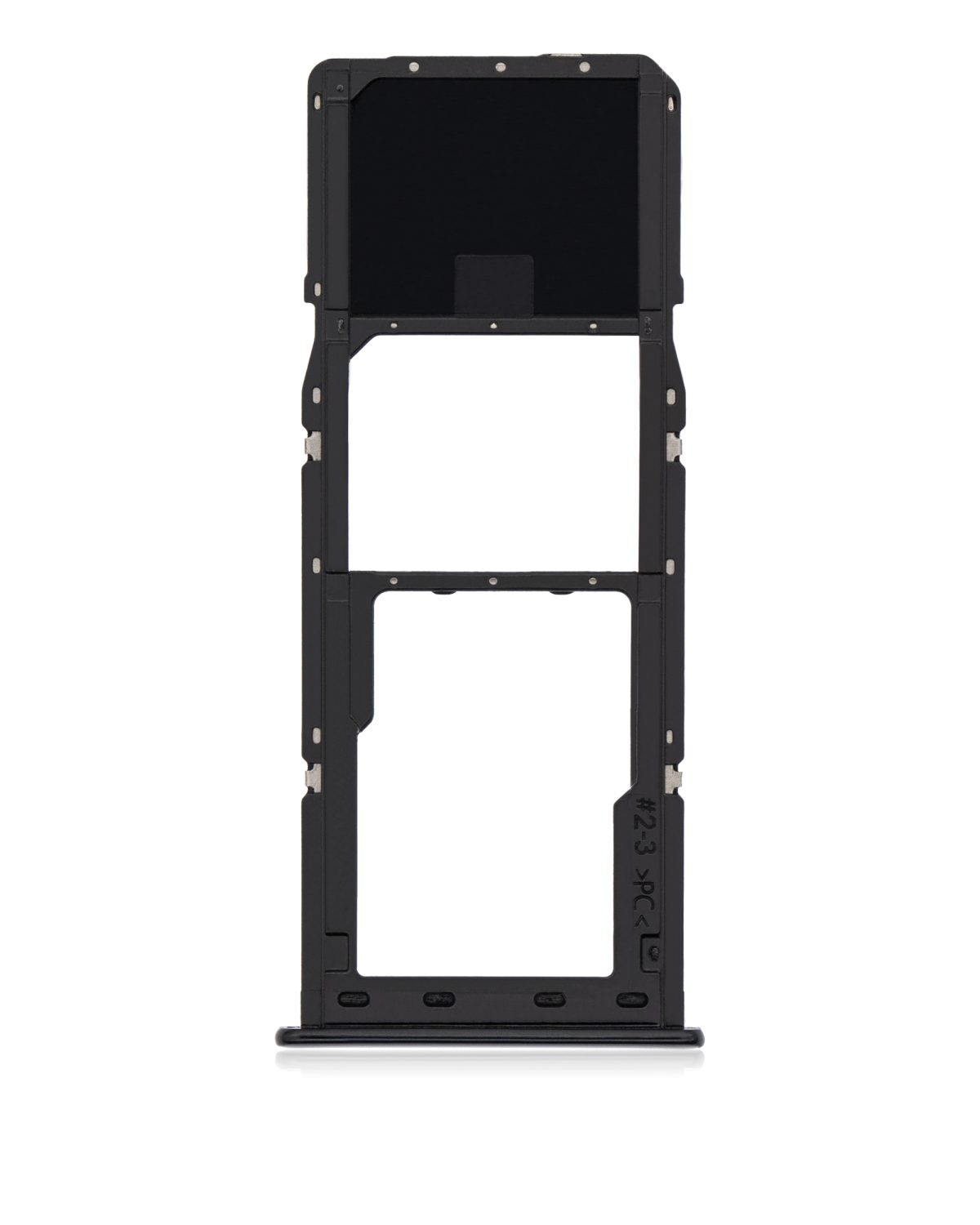 Samsung Galaxy A30s İle Uyumlu Tek Sim Kart Tepsisi S (A307 2019) (Siyah) - Görsel 3