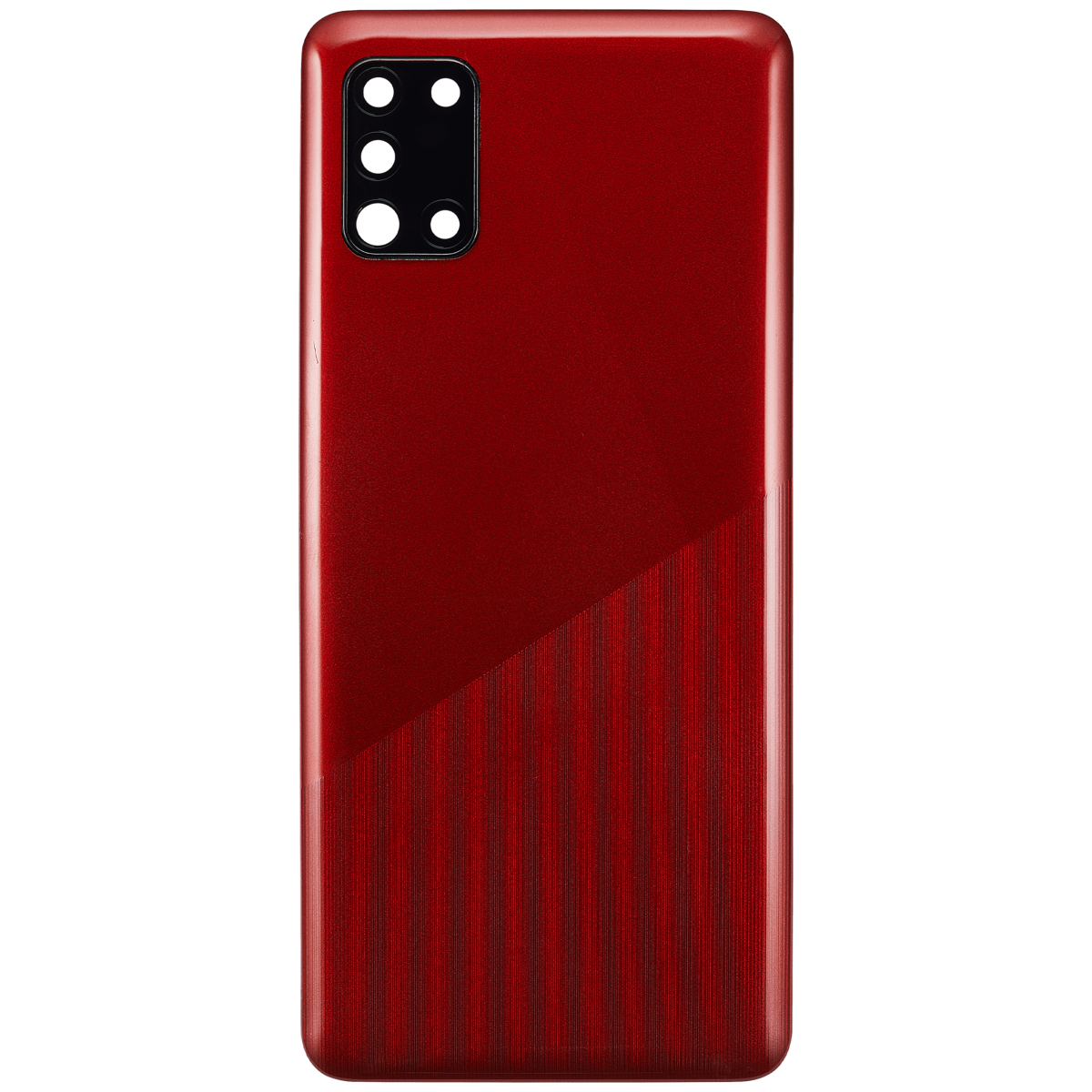 Samsung Galaxy A31 Arka İle Uyumlu Kapak Cam Kamera Lensli (A315 2020) (Aftermarket Plus) (Prism Crush Kırmızı) - Görsel 4