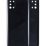 Samsung Galaxy A31 Arka İle Uyumlu Kapak Cam Kamera Lensli (A315 2020) (Aftermarket Plus) (Prism Crush Siyah)