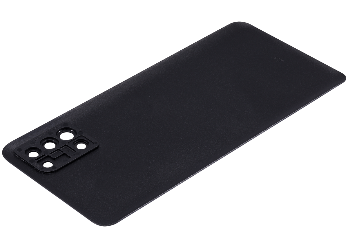 Samsung Galaxy A31 Arka İle Uyumlu Kapak Cam Kamera Lensli (A315 2020) (Aftermarket Plus) (Prism Crush Siyah) - Görsel 6