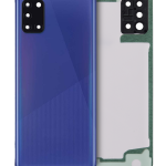 Samsung Galaxy A31 Arka İle Uyumlu Kapak Camı Kamera Lensiyle Uyumlu (A315 2020) (Servis Paketi) (Mavi)