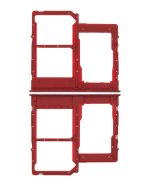 Samsung Galaxy A31 İle Uyumlu Çift Sim Kart Tepsisi (A315 2020) (Prism Crush Red) - Görsel 2