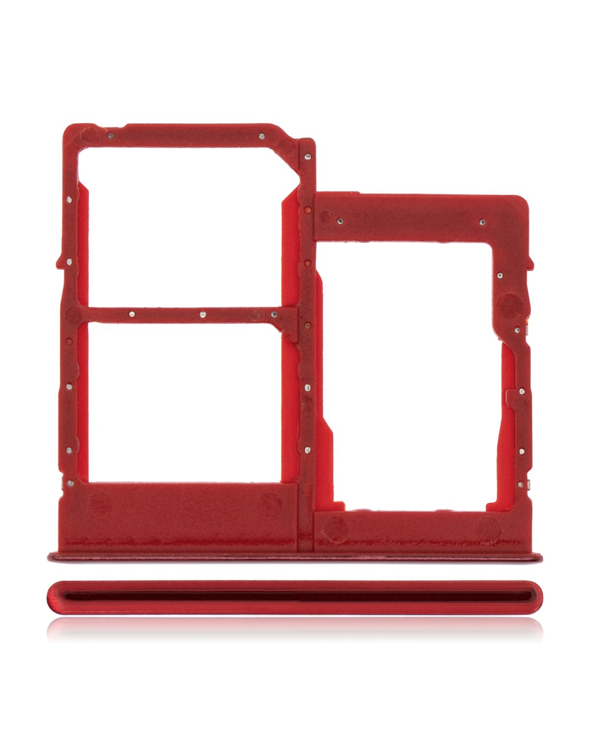 Samsung Galaxy A31 İle Uyumlu Çift Sim Kart Tepsisi (A315 2020) (Prism Crush Red) - Görsel 3