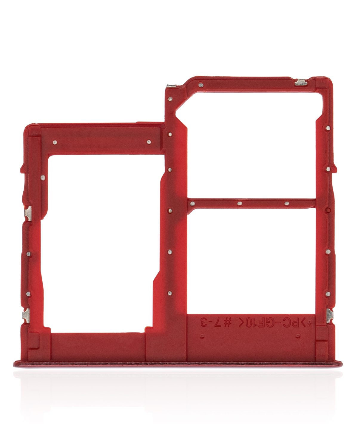 Samsung Galaxy A31 İle Uyumlu Çift Sim Kart Tepsisi (A315 2020) (Prism Crush Red) - Görsel 4