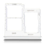 Samsung Galaxy A31 İle Uyumlu Çift Sim Kart Tepsisi (A315 2020) (Prizma Crush Beyaz)