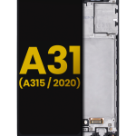 Samsung Galaxy A31 İle Uyumlu İçin Çerçeveli ekran (A315 2020) Orijinal (Tüm Renkler)  Orijinal Ekranı Uyumlu