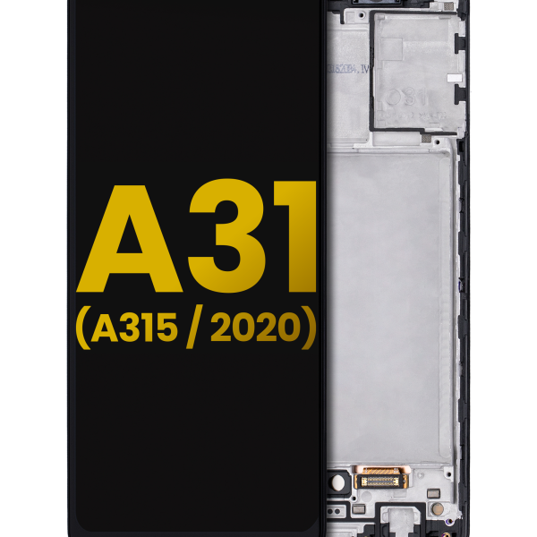 Samsung Galaxy A31 İle Uyumlu İçin Çerçeveli ekran (A315 2020) Orijinal (Tüm Renkler)  Orijinal Ekranı Uyumlu