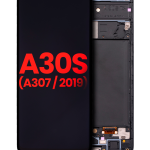 Samsung Galaxy A31s İle Uyumlu  Çerçeveli ekran Orijinal Ekranı (A307 2019) (Aftermarket Plus) (Tüm Renkler)