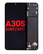 Samsung Galaxy A31s İle Uyumlu  Çerçeveli ekran Orijinal Ekranı (A307 2019) (Aftermarket Plus) (Tüm Renkler)