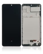 Samsung Galaxy A32 4G İle Uyumlu İçin Çerçeveli ekran (A325 2021) (Aftermarket Plus) (Harika Siyah) - Görsel 3