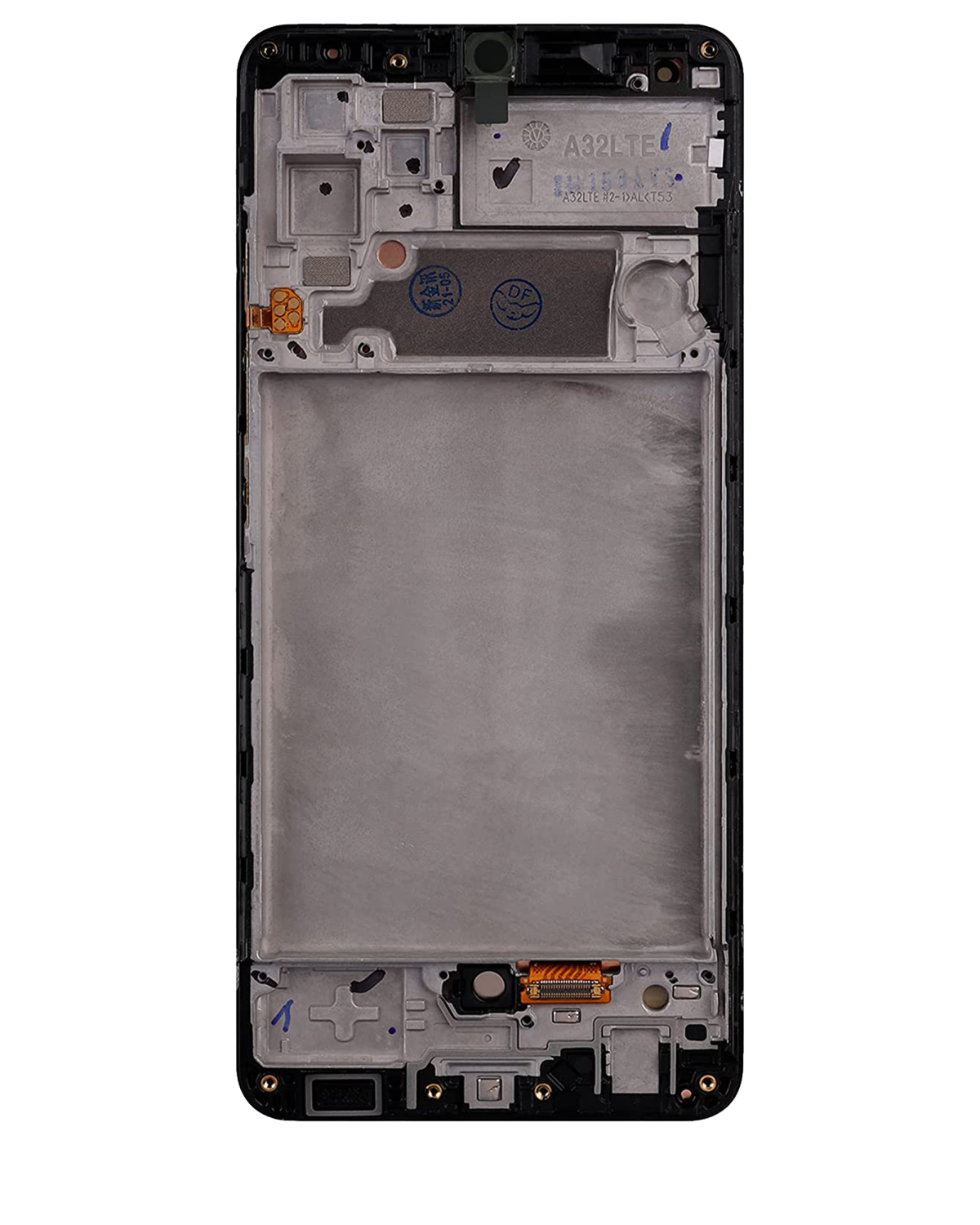 Samsung Galaxy A32 4G İle Uyumlu İçin Çerçeveli ekran (A325 2021) (Servis Paketi) (Harika Siyah)  LCD Ekranı - Görsel 4