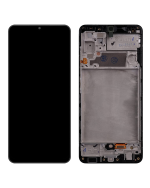 Samsung Galaxy A32 4G İle Uyumlu İçin Çerçeveli ekran (A325 2021) (Servis Paketi) (Harika Siyah)  LCD Ekranı - Görsel 5