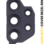 Samsung Galaxy A32 5G İle Uyumlu Arka Kamera Lensi Çerçeveli Halkalı (A326 2021) (Tüm Renkler)