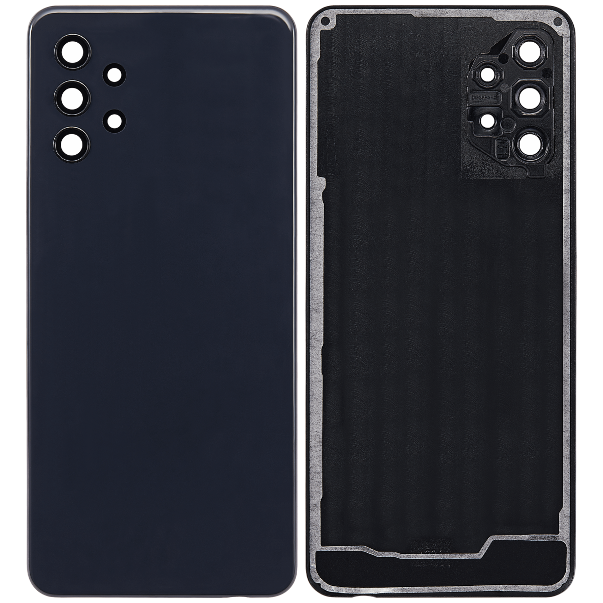 Samsung Galaxy A32 5G İle Uyumlu Arka Kapak Camı Kamera Lensiyle Uyumlu (A326 2021) (Aftermarket Plus) (Harika Siyah) - Görsel 2