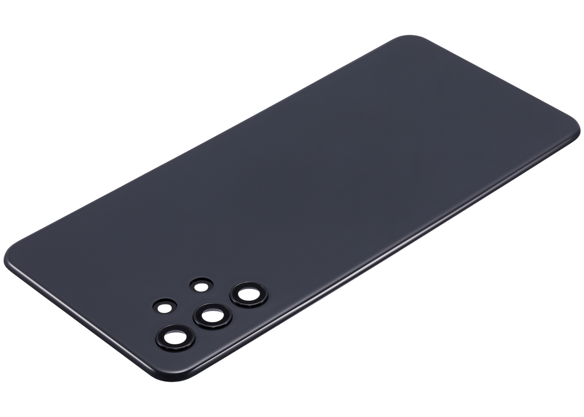 Samsung Galaxy A32 5G İle Uyumlu Arka Kapak Camı Kamera Lensiyle Uyumlu (A326 2021) (Aftermarket Plus) (Harika Siyah) - Görsel 5