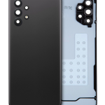 Samsung Galaxy A32 5G İle Uyumlu Arka Kapak Camı Kamera Lensiyle Uyumlu (A326 2021) (Servis Paketi) (Harika Siyah)