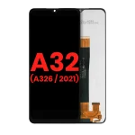 Samsung Galaxy A32 5G İle Uyumlu Çerçevesiz ekran LCD Ekranı (A326 2021) (Tüm Modeller) (Aftermarket Plus) (Harika Siyah)