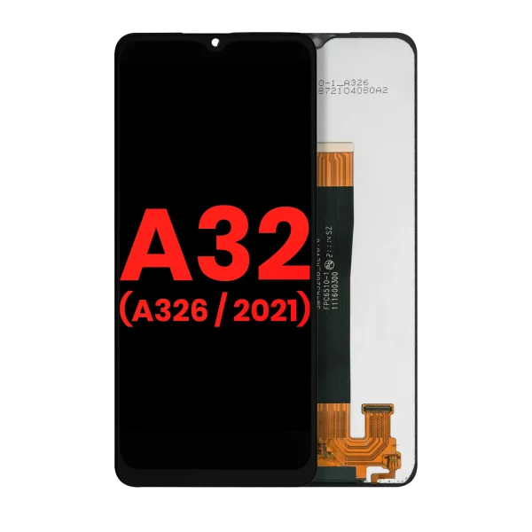 Samsung Galaxy A32 5G İle Uyumlu Çerçevesiz ekran LCD Ekranı (A326 2021) (Tüm Modeller) (Aftermarket Plus) (Harika Siyah)
