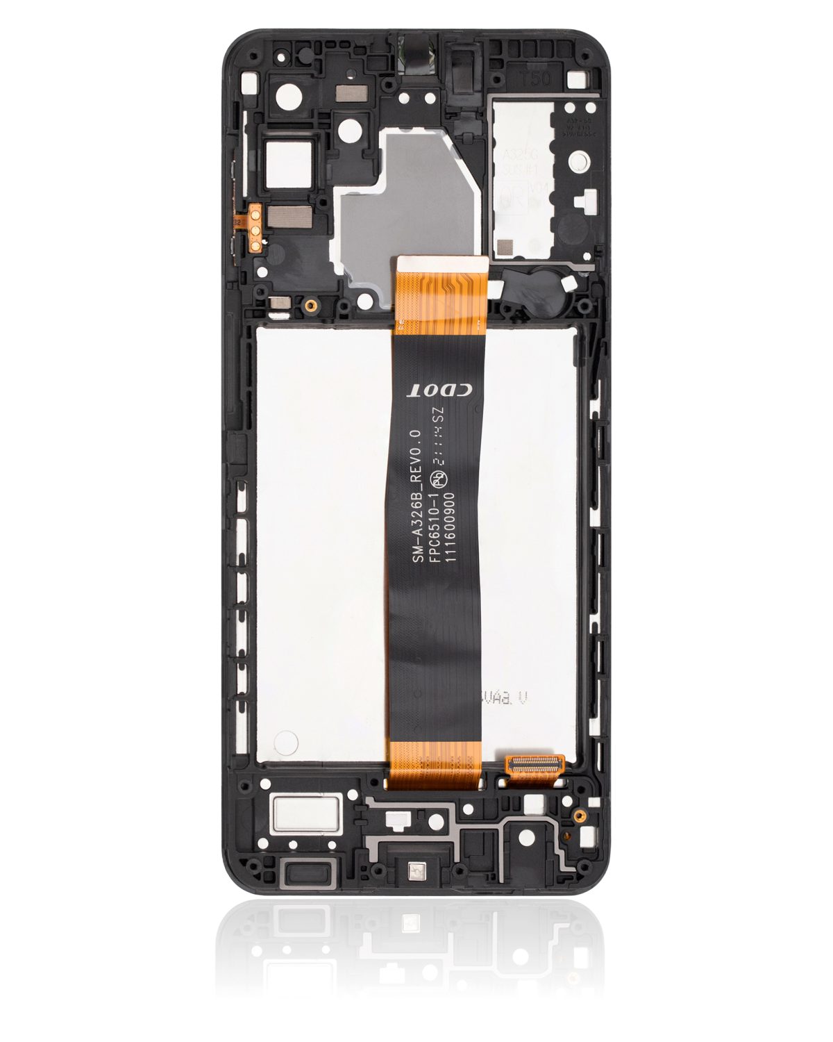 Samsung Galaxy A32 5G İle Uyumlu İçin Çerçeveli ekran (A326F/B/M/2021) (Uluslararası Çift Sim Modeli) (Servis Paketi) (Harika Siyah) - Görsel 4