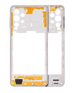 Samsung Galaxy A32 5G İle Uyumlu  Orta Çerçeve Kasası (A326 2021) (Harika Beyaz)