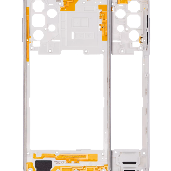 Samsung Galaxy A32 5G İle Uyumlu  Orta Çerçeve Kasası (A326 2021) (Harika Beyaz)