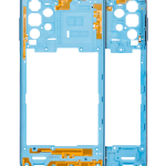 Samsung Galaxy A32 5G İle Uyumlu  Orta Çerçeve Kasası (A326 2021) (Harika Mavi)