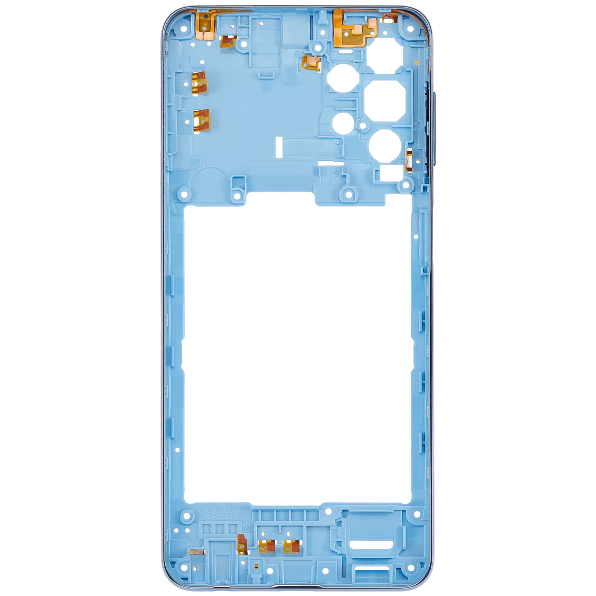 Samsung Galaxy A32 5G İle Uyumlu  Orta Çerçeve Kasası (A326 2021) (Harika Mavi) - Görsel 4