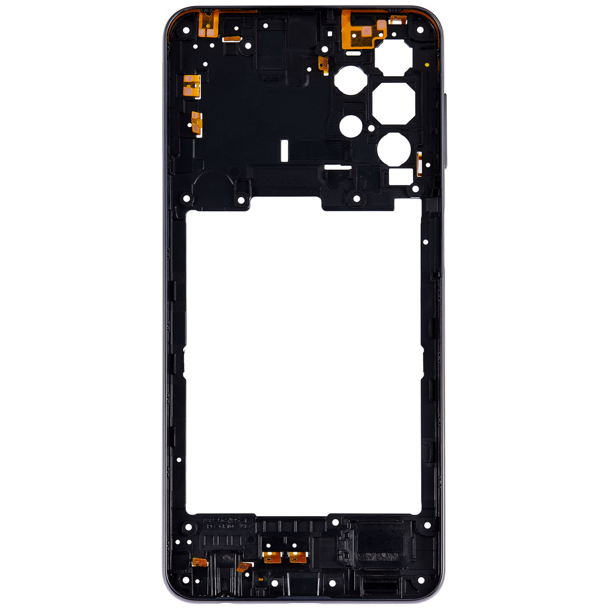 Samsung Galaxy A32 5G İle Uyumlu  Orta Çerçeve Kasası (A326 2021) (Harika Siyah) - Görsel 4