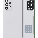Samsung Galaxy A33 5G İle Uyumlu Arka Kapak Camı Kamera Lensli (A336 2022) (Servis Paketi) (Beyaz)