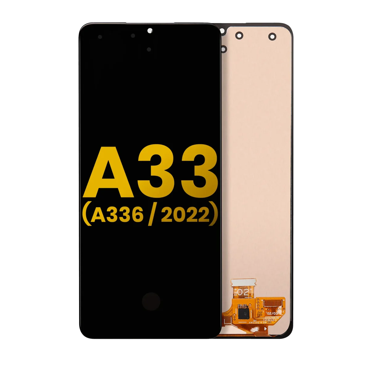 Samsung Galaxy A33 5G İle Uyumlu Çerçevesiz ekran LCD Ekranı (A336 2022) Orijinal (Tüm Renkler)