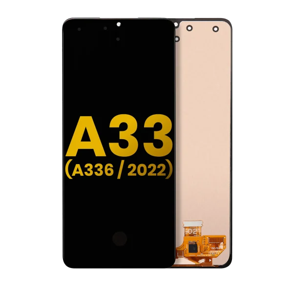 Samsung Galaxy A33 5G İle Uyumlu Çerçevesiz ekran LCD Ekranı (A336 2022) Orijinal (Tüm Renkler)