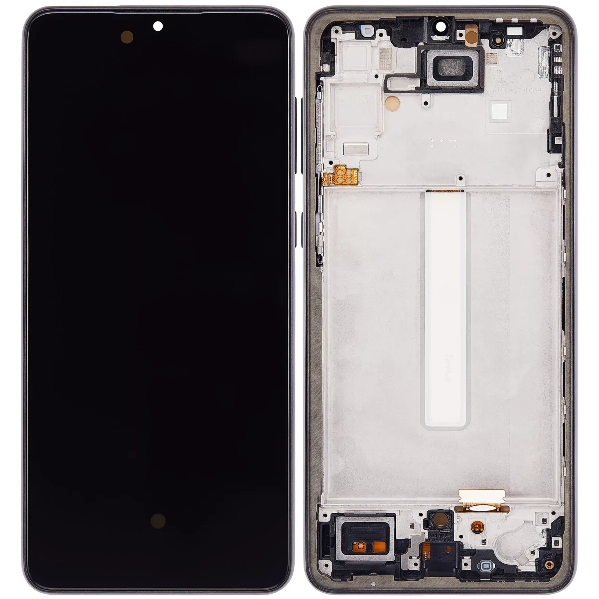 Samsung Galaxy A33 5G İle Uyumlu İçin Çerçeveli ekran (A336 2022) (Aftermarket Plus) (Siyah)  Orijinal Ekranı - Görsel 2