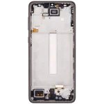 Samsung Galaxy A33 5G İle Uyumlu İçin Çerçeveli ekran (A336 2022) (Aftermarket Plus) (Siyah)  Orijinal Ekranı - Görsel 5