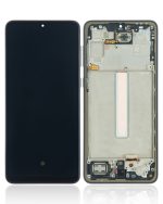 Samsung Galaxy A33 5G İle Uyumlu İçin Çerçeveli ekran Oled (A336 2022) Orijinal (Siyah) - Görsel 2