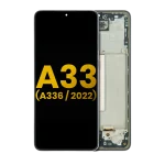 Samsung Galaxy A33 5G İle Uyumlu İçin Çerçeveli ekran Oled (A336 2022) Orijinal (Siyah) - Görsel 3