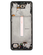Samsung Galaxy A33 5G İle Uyumlu İçin Çerçeveli ekran (A336 2022) (Servis Paketi) (Siyah)  Orijinal Ekranı - Görsel 5
