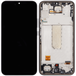 Samsung Galaxy A34 5G İle Uyumlu (A346 2023) Orijinal (Grafit) Çerçeveli ekran Orijinal Ekranı - Görsel 2