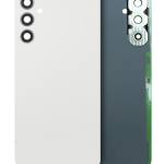 Samsung Galaxy A34 5G İle Uyumlu Arka Kapak Camı Kamera Lensli (A346 2023) (Servis Paketi) (Gümüş)