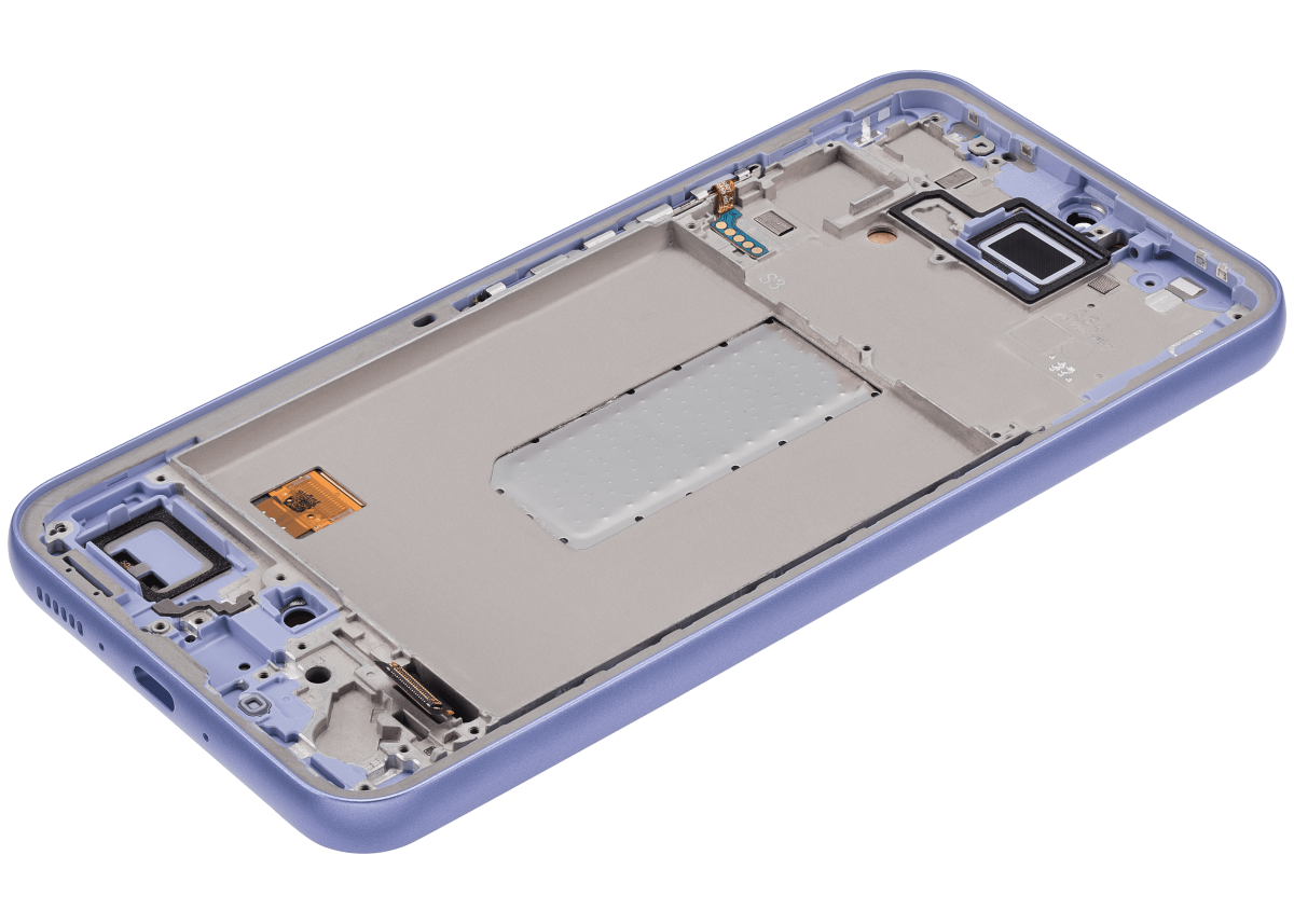 Samsung Galaxy A34 5G İle Uyumlu İçin Çerçeveli ekran (A346 2023) Orijinal (Menekşe)  Orijinal Ekranı - Görsel 6